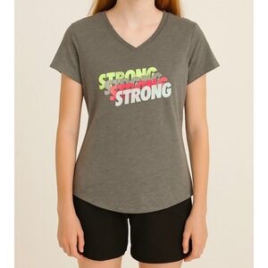 Xersion "STRONG" Graphic Tee | Quick-Dri Repreve Fabric | Size XL NWT